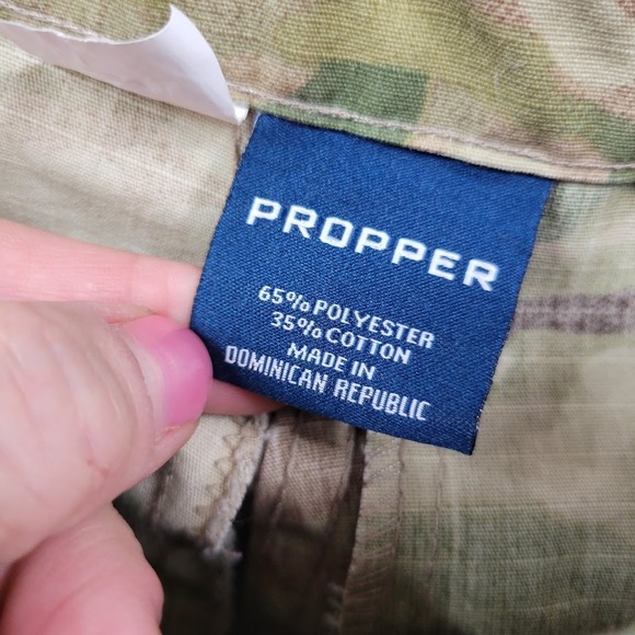 Propper Camo Tactical Cargo Pants Camouflage Ripstop Adult 2XS Pockets - Picture 10 of 13